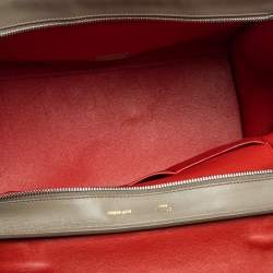 مملوكة مسبقًا Celine Multicolor Leather and Suede Medium Trapeze Top Handle Bag