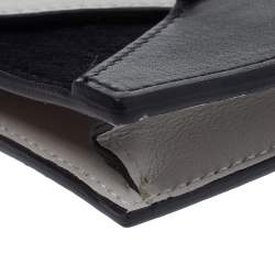 مملوكة مسبقًا حافظة بطاقة سيلين ألماس شعر عجل وجلد متعدد الألوان