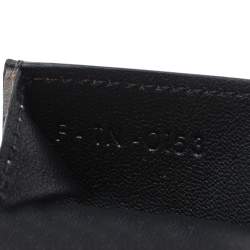 مملوكة مسبقًا حافظة بطاقة سيلين ألماس شعر عجل وجلد متعدد الألوان