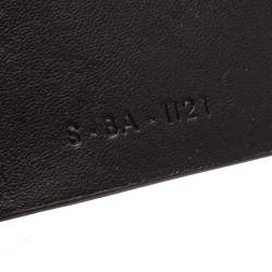 Pre Owned Celine Neon Pink Grained Leather Snap Flap Pouch