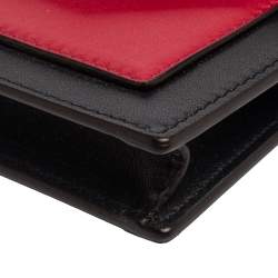 مملوكة مسبقًا Celine Tri Color Leather Envelope Pocket Card Holder