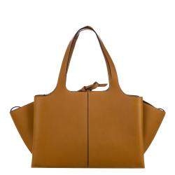 Pre Owned Celine Brown Leather Medium Trifold Bag