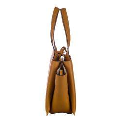 Pre Owned Celine Brown Leather Medium Trifold Bag