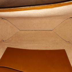 Pre Owned Celine Brown Leather Medium Trifold Bag