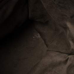 Pre Owned حقيبة سيلين ميني لاغيدج جلد بنية