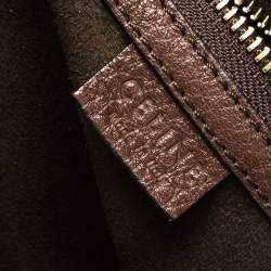 Pre Owned حقيبة سيلين ميني لاغيدج جلد بنية