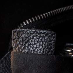 Pre Owned Celine Black Leather Mini Luggage Tote