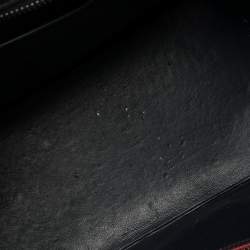 Pre Owned Celine Blue Leather Mini Luggage Tote