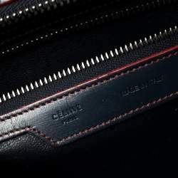 Pre Owned Celine Blue Leather Mini Luggage Tote