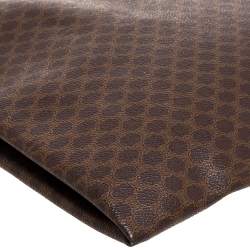 Pre Owned Celine Brown Macadam Coated Canvas and Leather Tote