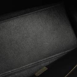 Pre Owned Celine Multicolor Python,Suede and Leather Medium Trapeze Top Handle Bag