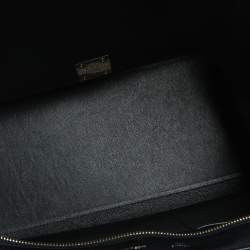 Pre Owned Celine Multicolor Python,Suede and Leather Medium Trapeze Top Handle Bag