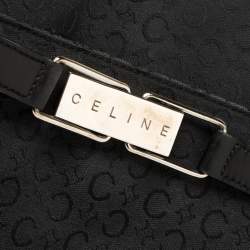 Pre Owned Celine Black Monogram Canvas and Leather Tote