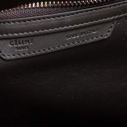 Pre Owned Celine Tri Color Python and Leather Mini Luggage Tote