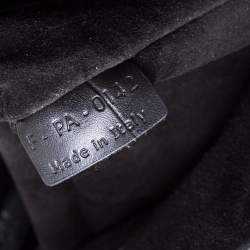 Pre Owned حقيبة يد لاغيدج سيلين فنتوم متوسطة جلد نقش تمساح سوداء