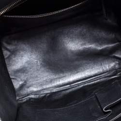 مملوكة مسبقًا حقيبة لاغيدج يد سلين جلد خضراء داكنة/ سوداء