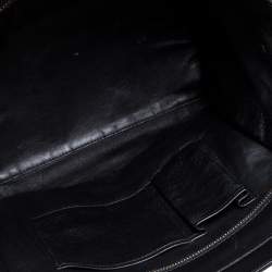 مملوكة مسبقًا Celine Black/Ivory Canvas and Leather Mini Luggage Tote