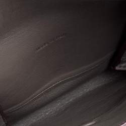 Pre Owned Celine Tri Color Leather And Suede All Soft Shoulder Bag