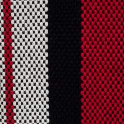 Pre Owned Celine Multicolor Woven Canvas and Leather Solo Clutch