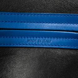 Pre Owned Celine Blue Suede and Leather Large Phantom Luggage Tote