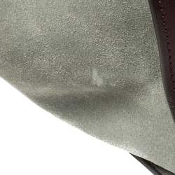 مملوكة مسبقًا Celine Multicolor Leather and Suede Medium Trapeze Top Handle Bag