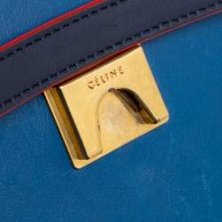 مملوكة مسبقًا Celine Tri Color Leather Mini Belt Top Handle Bag