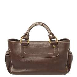 Pre Owned Celine Brown Leather Boogie Tote