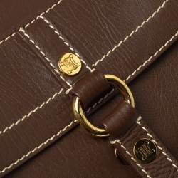 Pre Owned Celine Brown Leather Boogie Tote