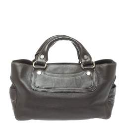 Pre Owned Celine Dark Brown Leather Boogie Tote