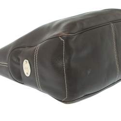 Pre Owned Celine Dark Brown Leather Boogie Tote
