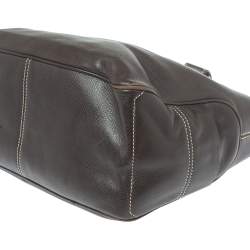 Pre Owned Celine Dark Brown Leather Boogie Tote