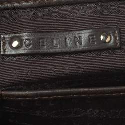 Pre Owned Celine Dark Brown Leather Boogie Tote