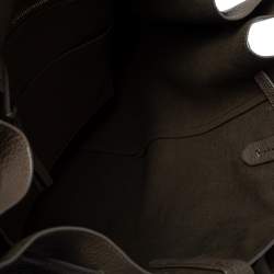 Pre Owned Celine Grey Leather Small Cabas Phantom Tote