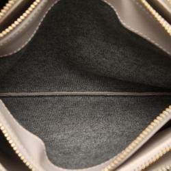 Pre Owned Celine Grey Leather Trio Bag