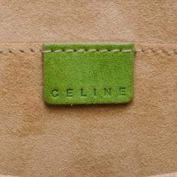 Celine Green Suede Studded Boogie Tote
