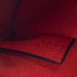 Pre Owned Celine Orange Leather Nano Luggage Tote