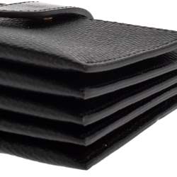 Pre Owned Celine Black Leather Accordeon Card Holder