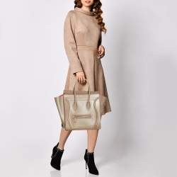 مملوكة مسبقًا حقيبة يد لاغيدج سيلين ميني جلد وردية / بيج