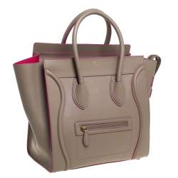 مملوكة مسبقًا حقيبة يد لاغيدج سيلين ميني جلد وردية / بي ج