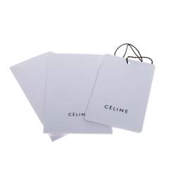 Pre Owned Celine Mustard Leather Medium Hobo