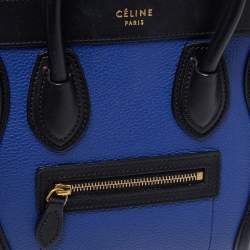 Pre Owned حقيبة يد لاغيدج سيلين نانو جلد ثلاثية اللون