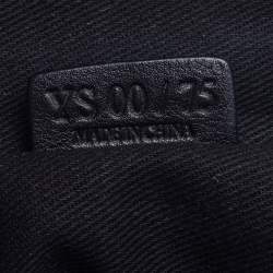 Pre Owned Celine Black/Grey Macadam Canvas And Leather Boogie Tote