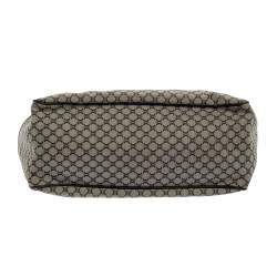 Pre Owned Celine Black/Grey Macadam Canvas And Leather Boogie Tote