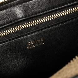 Pre Owned Celine Beige Python Medium Edge Bag