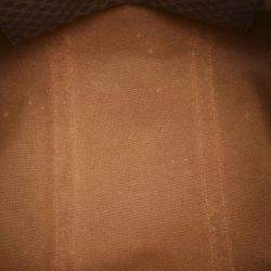 Celine Brown/Beige Coated Canvas Macadam Travel Bag 