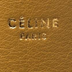 Pre Owned Celine Multicolor Leather And Suede Geometric Bag