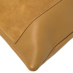 Pre Owned Celine Multicolor Leather And Suede Geometric Bag