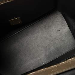 مملوكة مسبقًا Celine Tri Color Leather and Suede Medium Trapeze Top Handle Bag