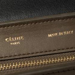 مملوكة مسبقًا Celine Tri Color Leather and Suede Medium Trapeze Top Handle Bag