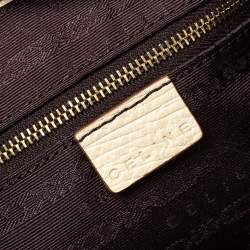 Pre Owned Celine Brown/Beige Canvas and Leather Boogie Tote